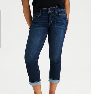 Cropped Capri Jeans